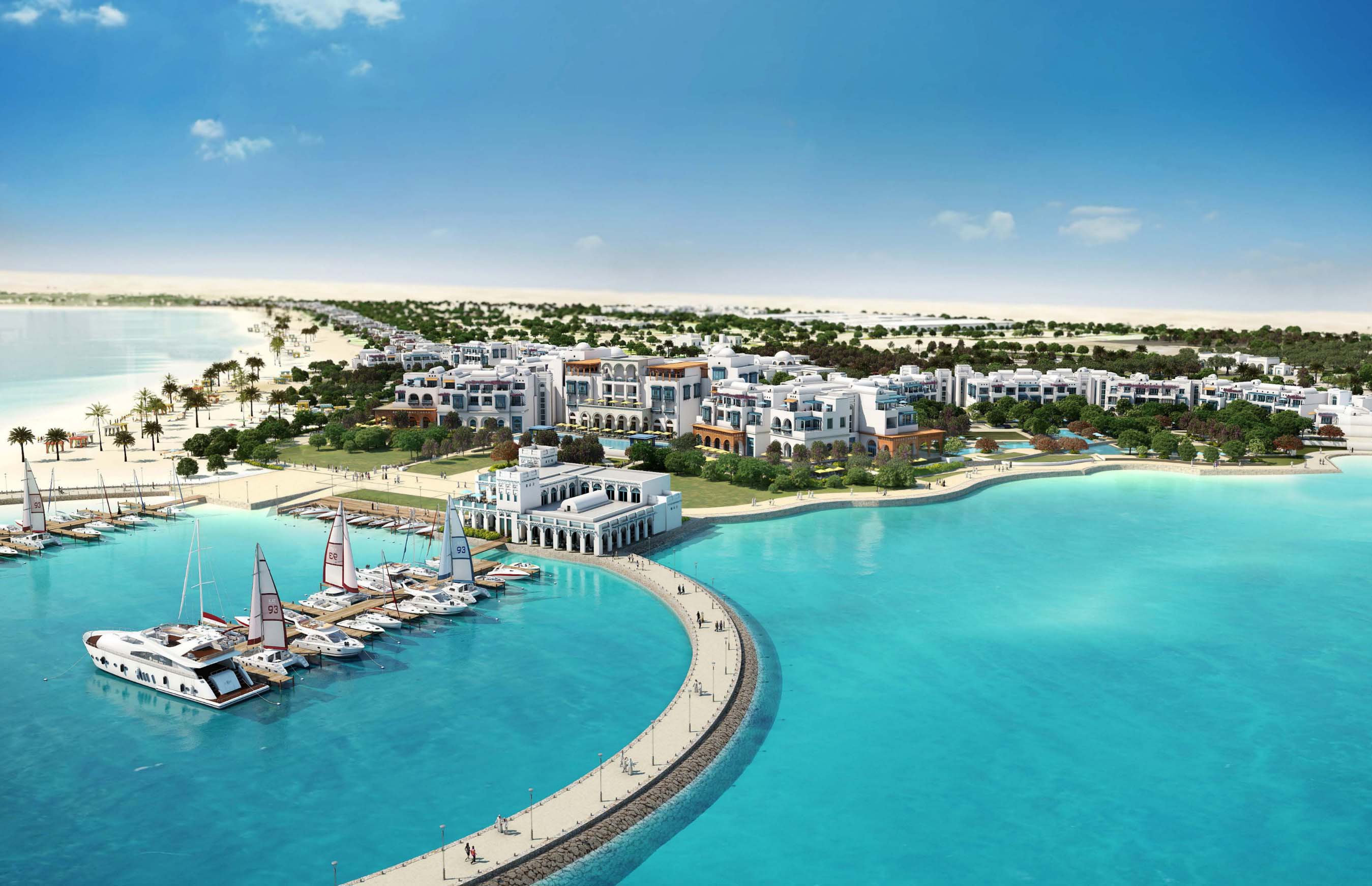 منتجعات قطر على البحر
