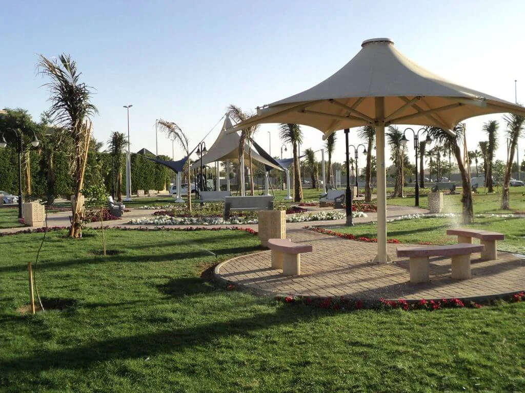 حديقة الواحة الرياض أحدى أجمل حدائق للشوي في الرياض.
