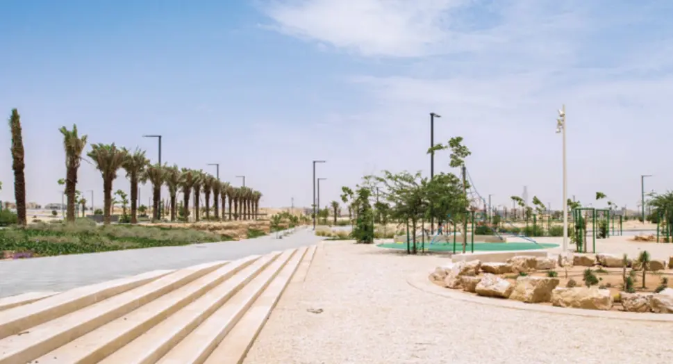 حديقة حي الملقا