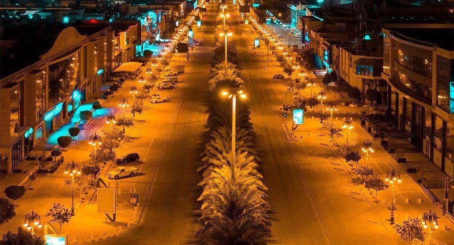 شارع التحلية الرياض هو من ابرز المناطق السياحية في الرياض