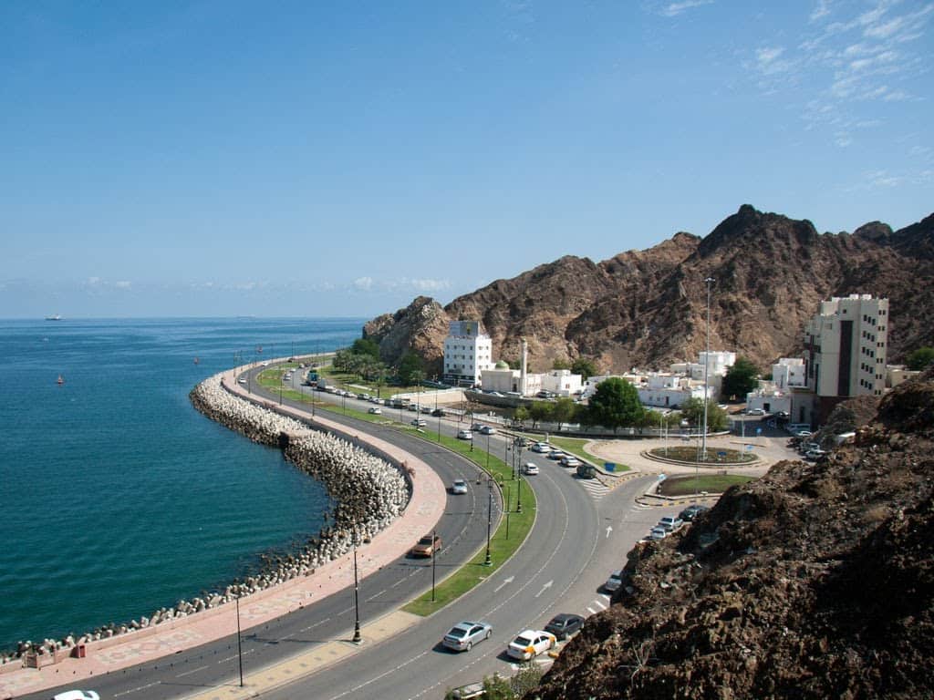 كورنيش مطرح هو واحد من أحلي معالم سياحية في مسقط